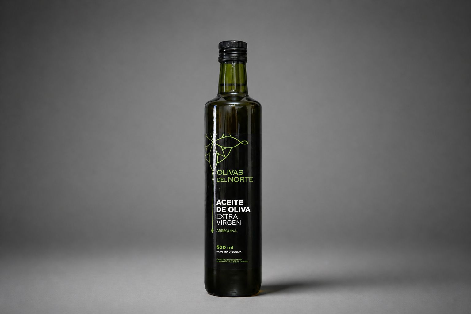 Arbequina 100% | Aceite de Oliva Extra Virgen – Botella 500 ml