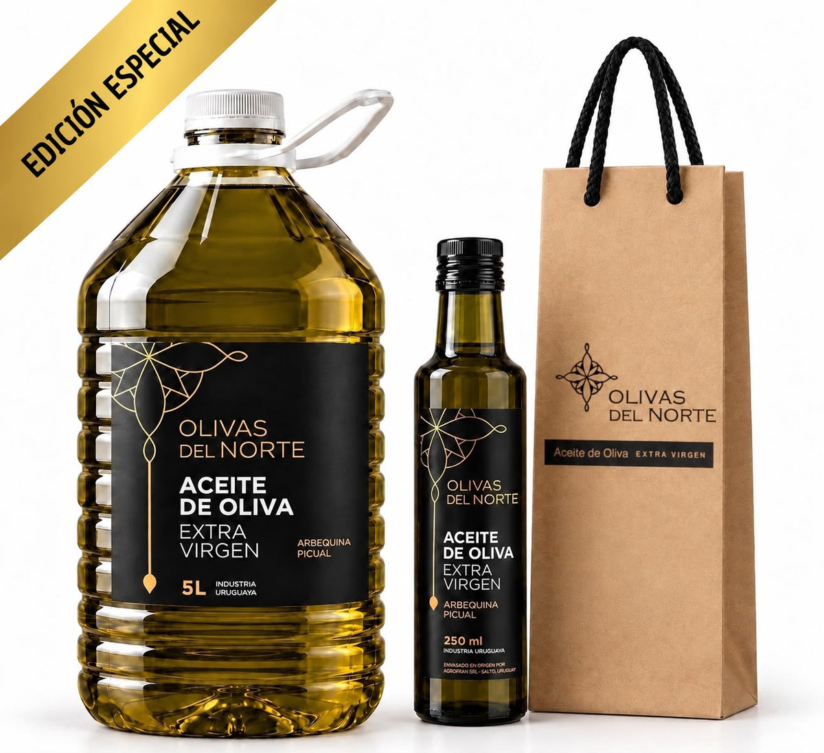 Combo Bidón de 5L + Botella de 250 ml Obsequio