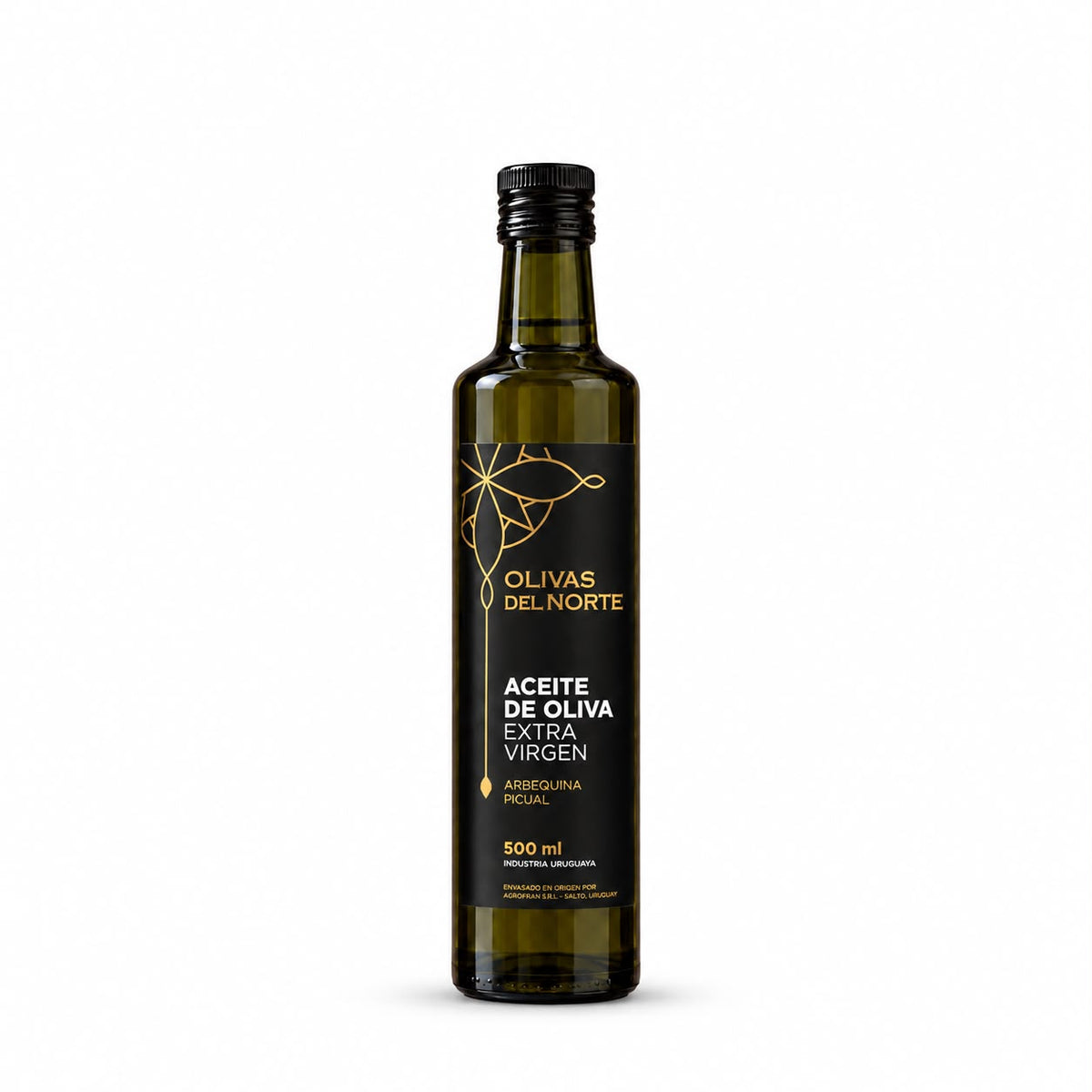 Aceite de Oliva Extra Virgen Arbequina – Picual | Botella 500 ml