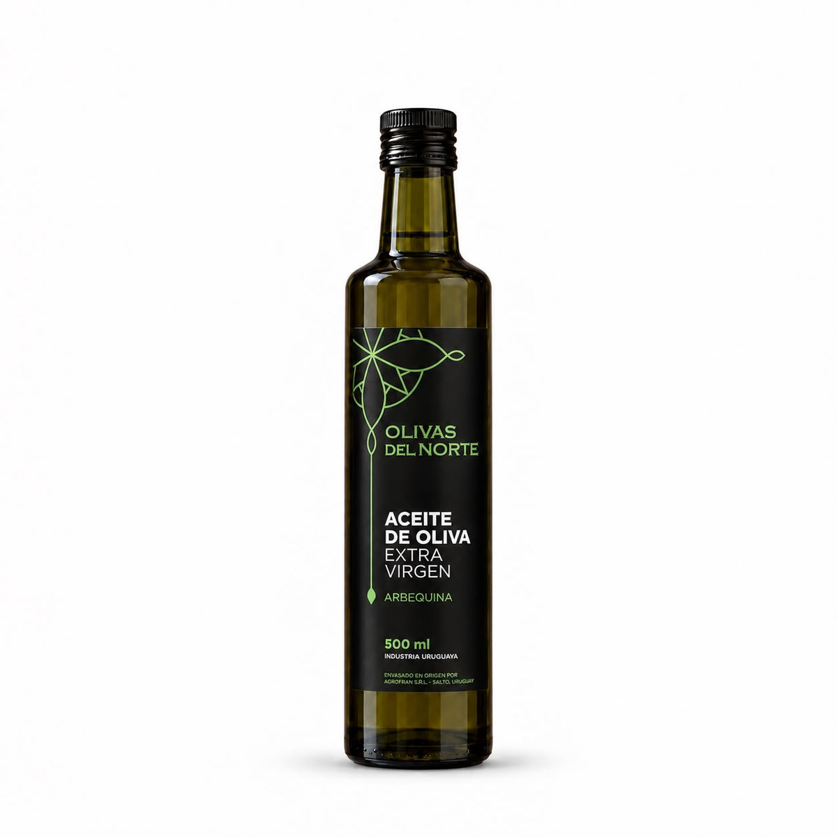 Aceite de Oliva Extra Virgen 100% Arbequina | Botella 500 ml